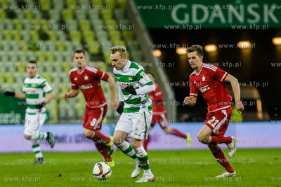 Stadion Energa Gdansk. Mecz o mistrzostwo Ekstraklasy....