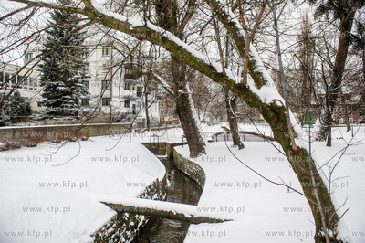 Gdańsk. Wrzeszcz. Park Uphagena.  08.02.2017 fot....