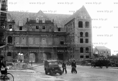 Zielona Brama, widok od strony mostu Zielonego w Gdańsku.
1951
0006302z
Fot....