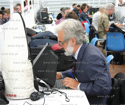 Wizyta papieza Benedykra XVI w Polsce. Centrum prasowe...