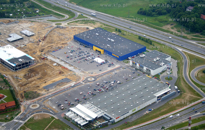 Gdansk , Budowa nowego centrum handlowego Matarnia.
Widok...