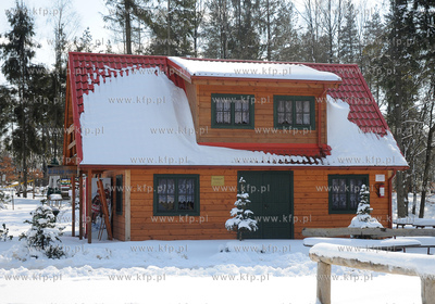 Zima w Centrum Edukacji Promocji Regionu w Szymbarku...