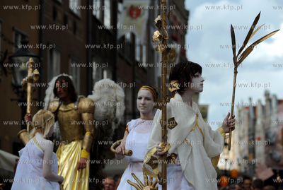 Gdansk. Dlugi Targ. Ceremonia otwarcia Jarmarku sw....