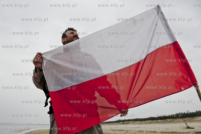 Gdansk Sobieszewo Nz  Marek Kaminski poczas Zimowej...