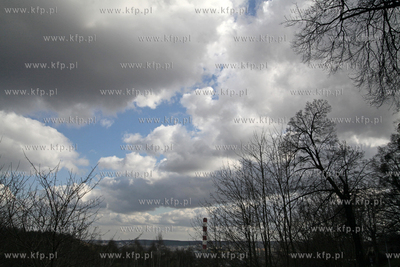 Chmury nad Polwyspem Helskim. 16.04.2010 fot. Jerzy...