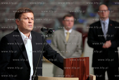 Ergo Arena na granicy Sopotu i Gdanska. Podpisanie...