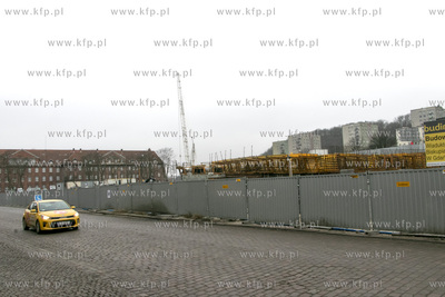 Plac budowy wiaduktu Biskupia Górka na Okopowej w...