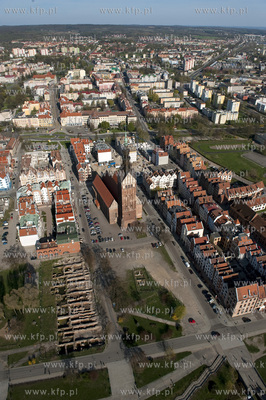 Elblag z lotu ptaka. 19.04.2009 fot. Kacper Kowalski...