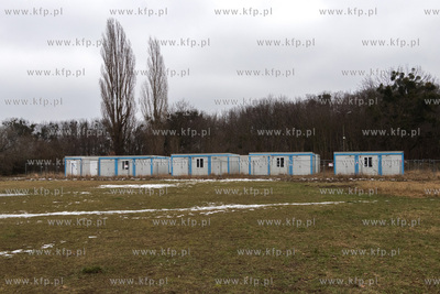 Zniszczone kontenery w rejonie ul. Zielonogórskiej...