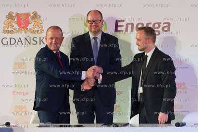 Uroczyste podpisanie umowy sponsorskiej oraz nadania...