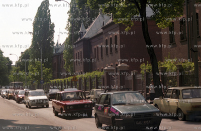 Gdansk Wrzeszcz ul. Slowackiego w kierunku al. Grunwaldzkiej....