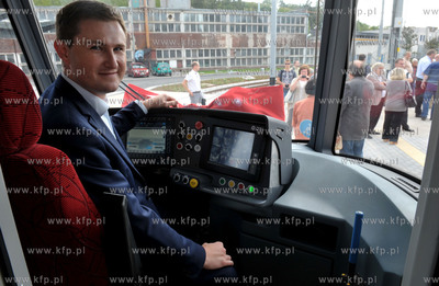 Pierwszy przejazd tramwaju nowa linią na trasie Siedlce...
