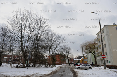 Gdańsk Wrzeszcz, ul. Partyzantów. 20.02.2010 Fot....