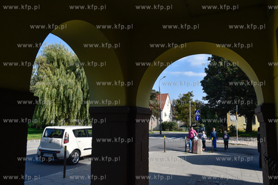 Gdańsk Chełm. Rondo na ul. Mariana Buczka 17. 30.09.2017...