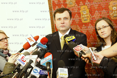 Sopot. Urzad Miasta. Konferencja prasowa Prezydenta...