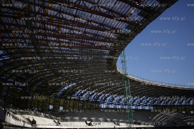 Gdansk. Budowa stadionu pilkarskiego PGE Arena.
16.03.2011
fot....