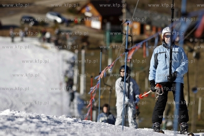 Wieżyca koło Szymbarka. Stok narciarski. 04.03.2012...