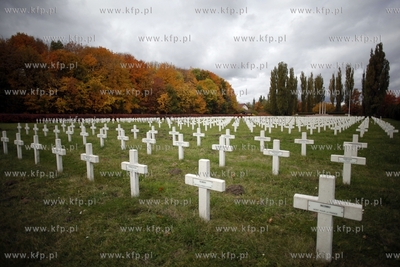 Cmentarz zolnierzy francuskich w Gdansku. 23.10.2012...