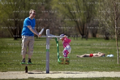 Gdansk. Park Reagana. 06.05.2013 fot. Krzysztof Mystkowski...