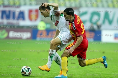 PGE Arena. Mecz o mistrzostwo Ekstraklasy Lechia Gdansk...