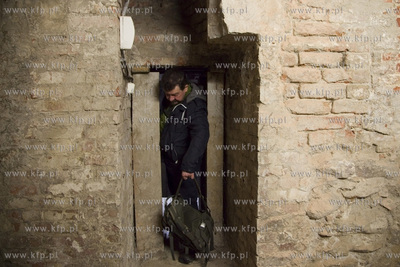Gdańsk. Zwiedzanie piwnic Ratusz Głównego Miasta...
