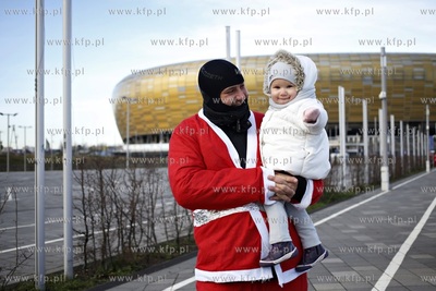 Gdansk. XIII edycja parady Mikolaje na Motocyklach....