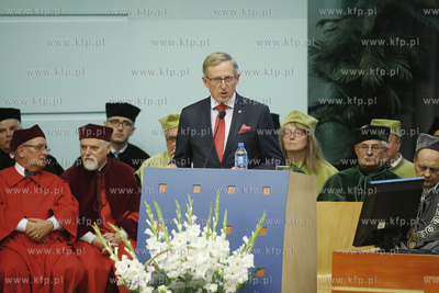 Aula wydziału Prawa i Administracji Uniwersytetu Gdańskiego....