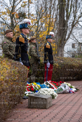 Wojskowy Cmentarz Francuski w Gdańsku. Uroczystości...