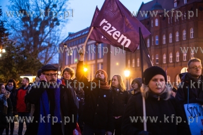 Gdańsk "Dość faszyzmu i rasizmu". Demonstracja z...