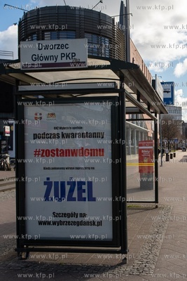 Gdańsk, Przystanek autobusowy Dworzec Glówny PKP....