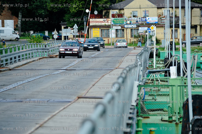 Gdansk Sobieszewo. Most Pontonowy na Martwej Wisle...