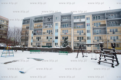 Gdansk. Chelm. Zima obfitujaca w silne opady sniegu...