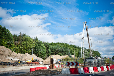 Gdansk. Ul. Franciszka Rakoczego. Budowa Pomorskiej...