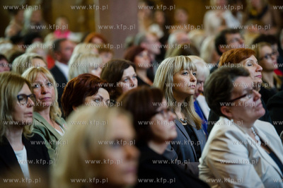 Gdansk. Dwor Artusa. Uroczystosc z okazji Dnia Edukacji...