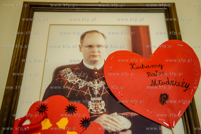 Gdansk. Podopieczni Palacu Mlodziezy wraz z rodzicami...