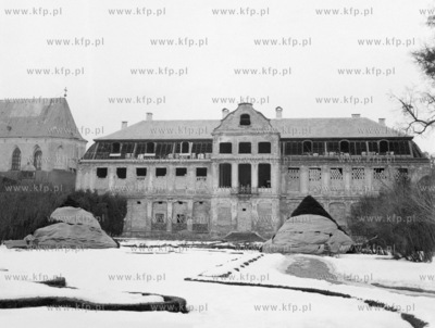 Palac Opatow w Oliwie. 1961 0000350z Fot. Zbigniew...