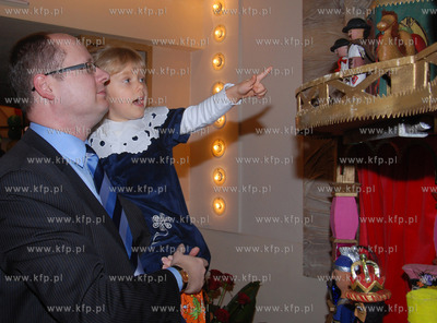 Prezydent Gdanska Pawel Adamowicz z coreczka Antosia...