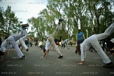Dzielnica - stolica - Streetwaves. Akcja miejska wyprowadzajaca...