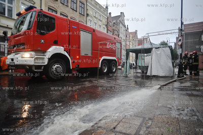 Nagla i intensywna ulawa, ktora przeszla nad Gdanskiem...