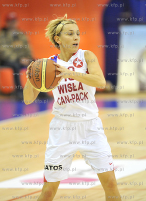 Hala Wisly w Krakowie. Ford Germaz Ekstraklasa. Koszykarki...