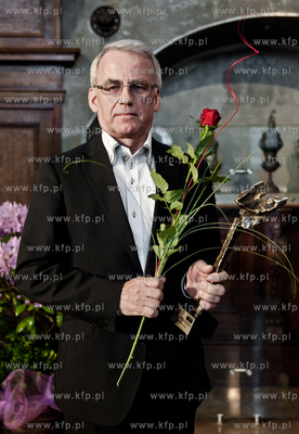 Gdansk. Dwor Artusa. Wreczenie nagrod w plebiscycie...