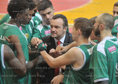 Sopot. Hala 100 lecia Sopotu. Mecz pomiedzy Trefl Sopot...