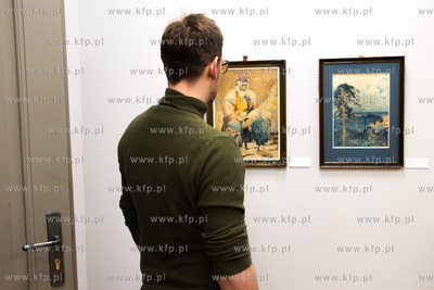Wernisaż wystawy malarstwa Mariana Mokwy w Pruszczu...