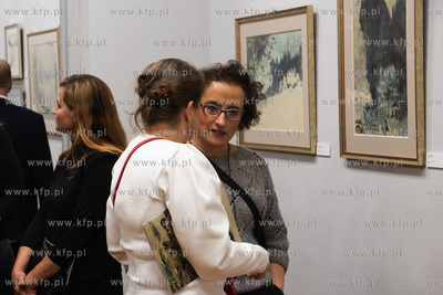 Wernisaż wystawy malarstwa Mariana Mokwy w Pruszczu...