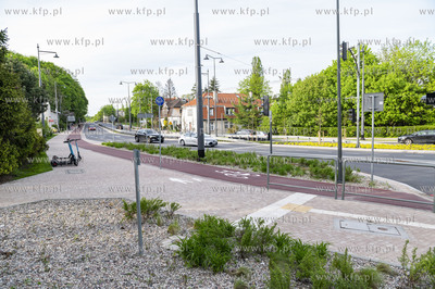 Sopot. Zbieg Al. Niepodległości i ul. Malczewskiego.19.05.2021...