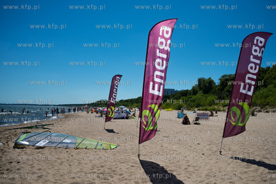 Plaza w Sopocie, przy Sopockim Klubie Zeglarskim. Briefing...