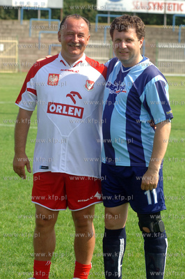 Mecz na stadionie Polonii Gdansk Orly Gorskiego kontra...