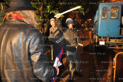 Noc Muzeow w Gdansku. Przed wystawa Drogi do Wolnosci...