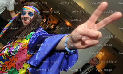 Karnawalowy bal przebierancow w gdanskim hotelu Posejdon....