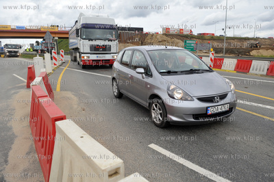 Gdansk.  Obwodnica Trojmiasta. Wmurowania kamienia...